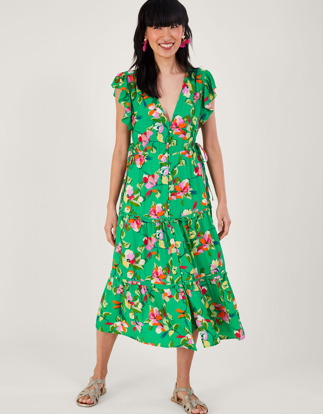 Green tea dress uk 2025