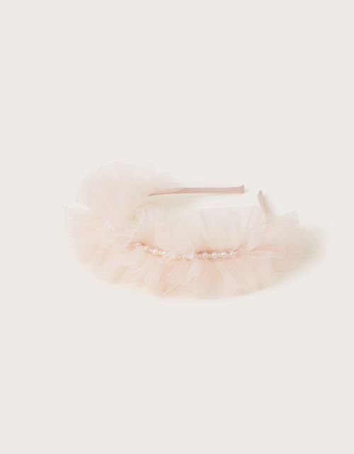 Pearly Ruffle Headband