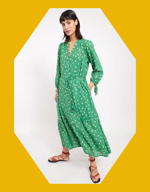 East Rafaella Dress Green