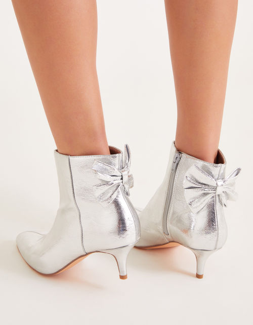 Evie Kitten Heel Bow Boots...
