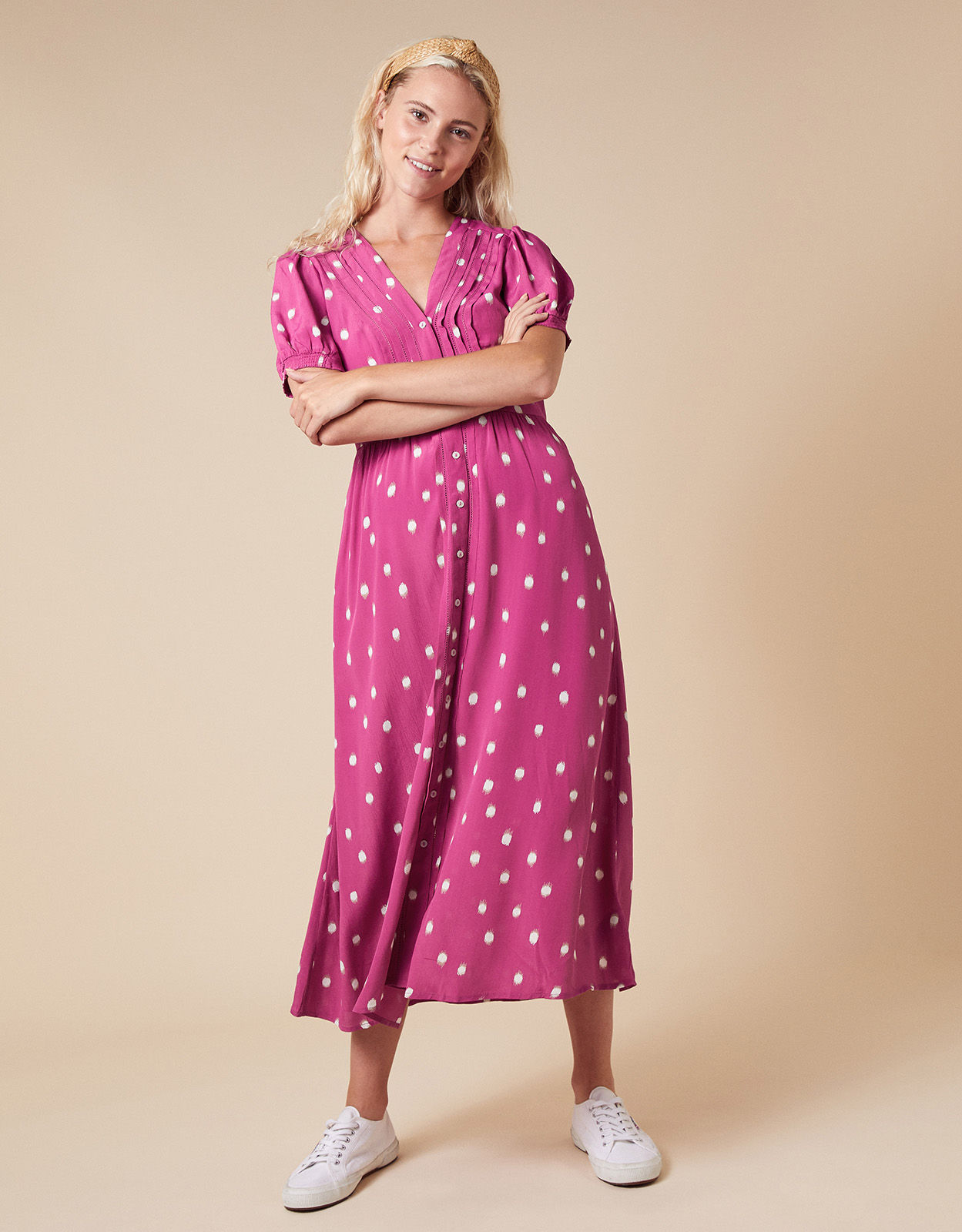 Monsoon isla denim dress sales