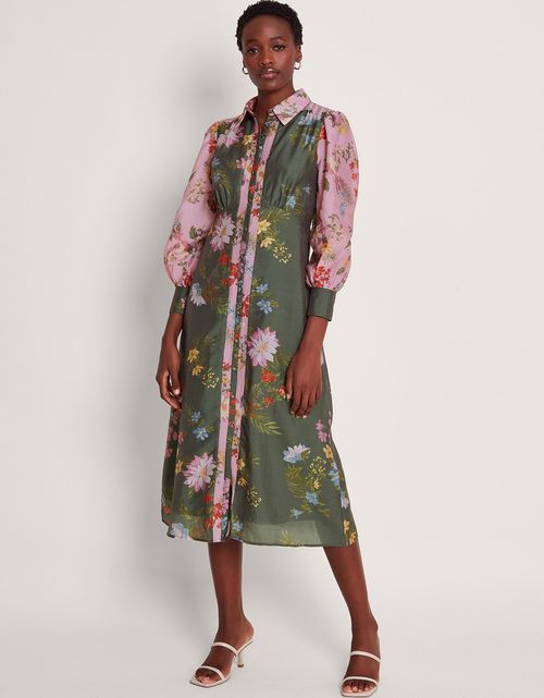 Jaquetta Shirt Dress Green