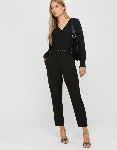 Jersey Hareem Trousers Black