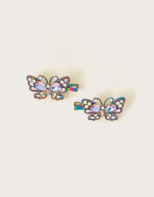 Ombre Butterfly Hair Clips...