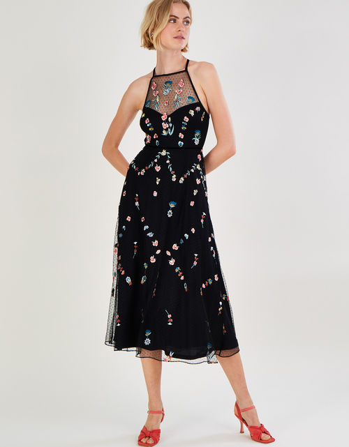 Allison Embroidered Midi...