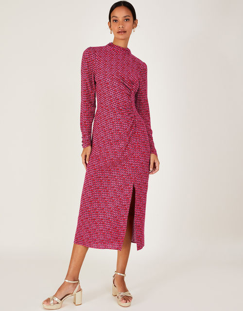 Signy Geometric Print Midi...