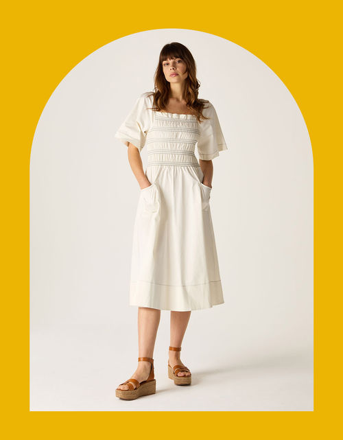 Mirla Beane Puff Sleeve Dress...