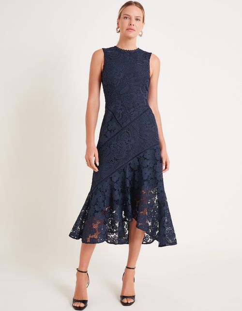 Gianna Sleeveless Lace Midi...