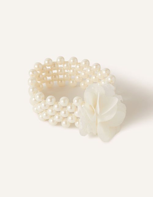 Lace Flower Pearl Bracelet