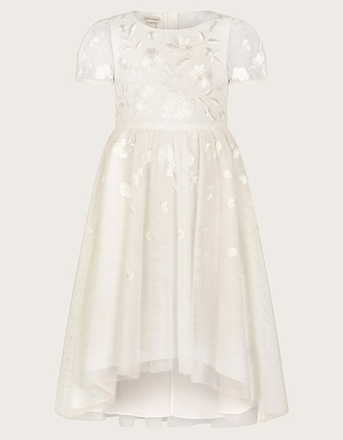 Luna Embroidered Dress Ivory