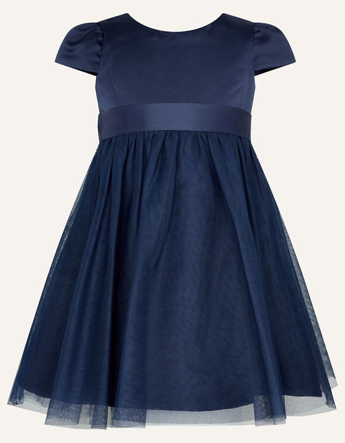 Baby Tulle Bridesmaid Dress Blue