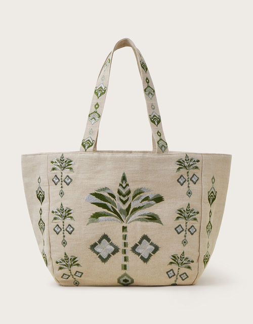 Palm Canvas Tote Bag