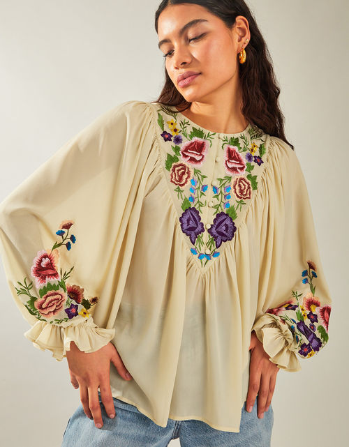 Winny Embroidered Floral...