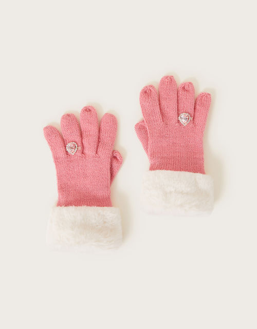 Ring Gloves Pink