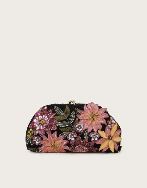 Flo Floral Embellished Clutch...