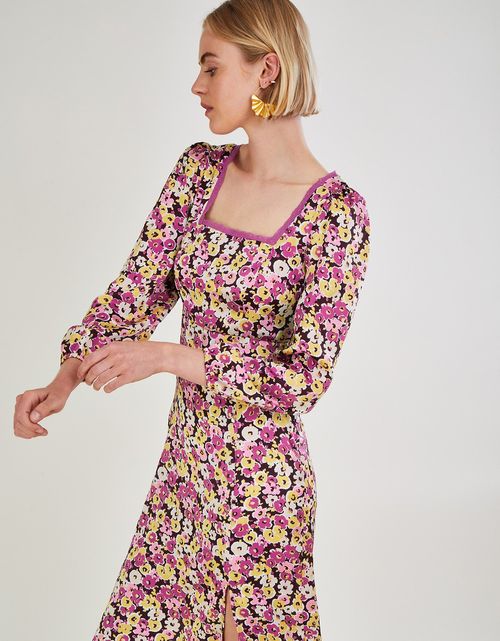 Daria Long Sleeve Midi Dress...