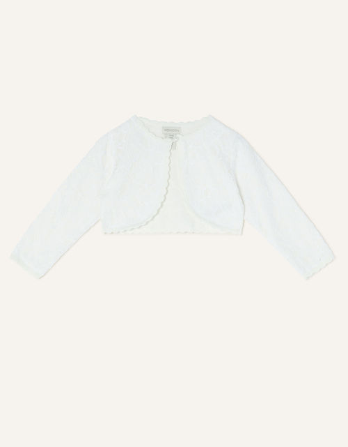 Baby Lace Cardigan Ivory