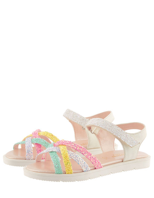 Glitter Rainbow Sandals Multi