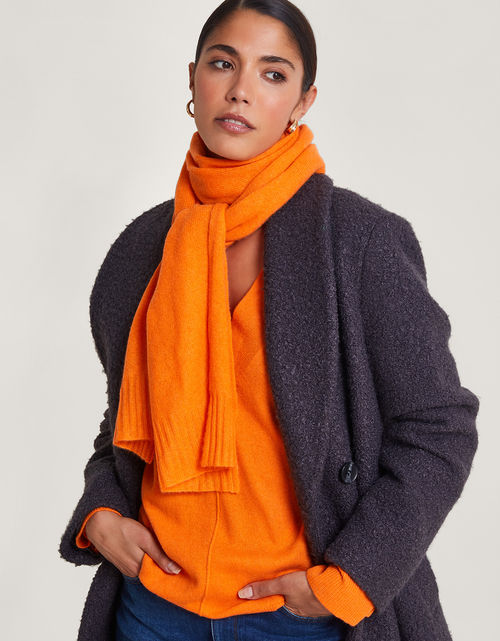 Coni Cashmere Scarf Orange