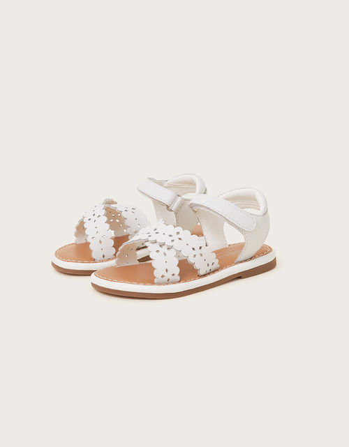 Baby Leather Cutwork Sandals...