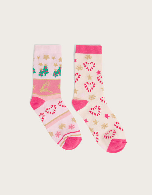 Christmas Print Socks Set of...