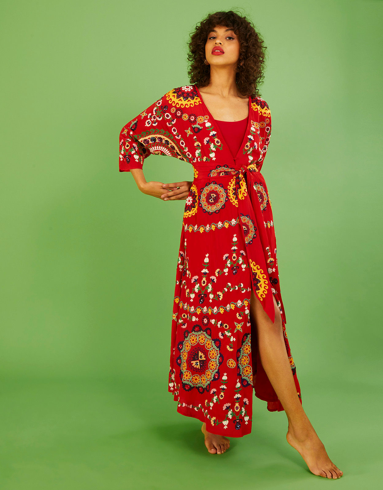 Tilly embellished tassel maxi on sale