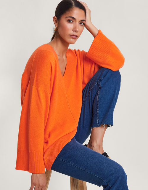 Coni Cashmere Jumper Orange