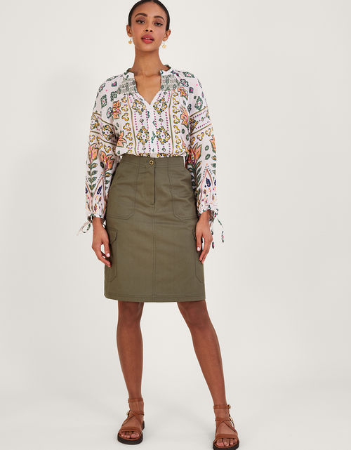 Plain Longline Cargo Skirt...