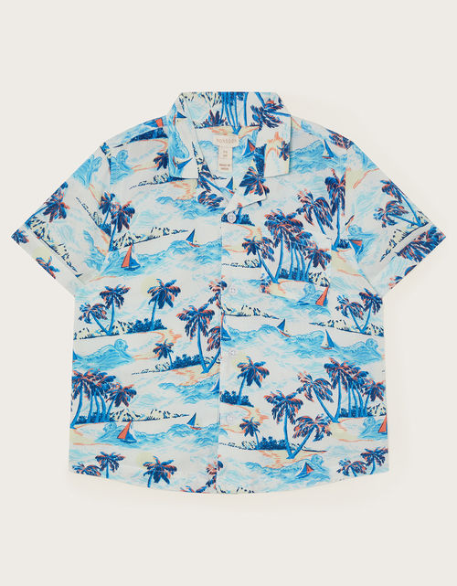 Palm Print Shirt Multi