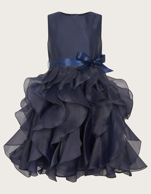 Duchess Twill Ruffle Dress...