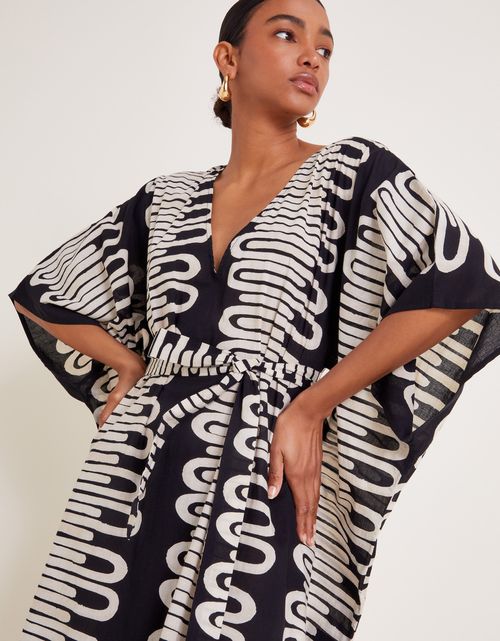 Orla Geometric Print Kaftan...