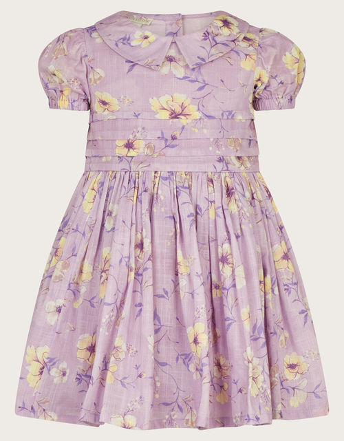 Baby Pintuck Floral Dress...