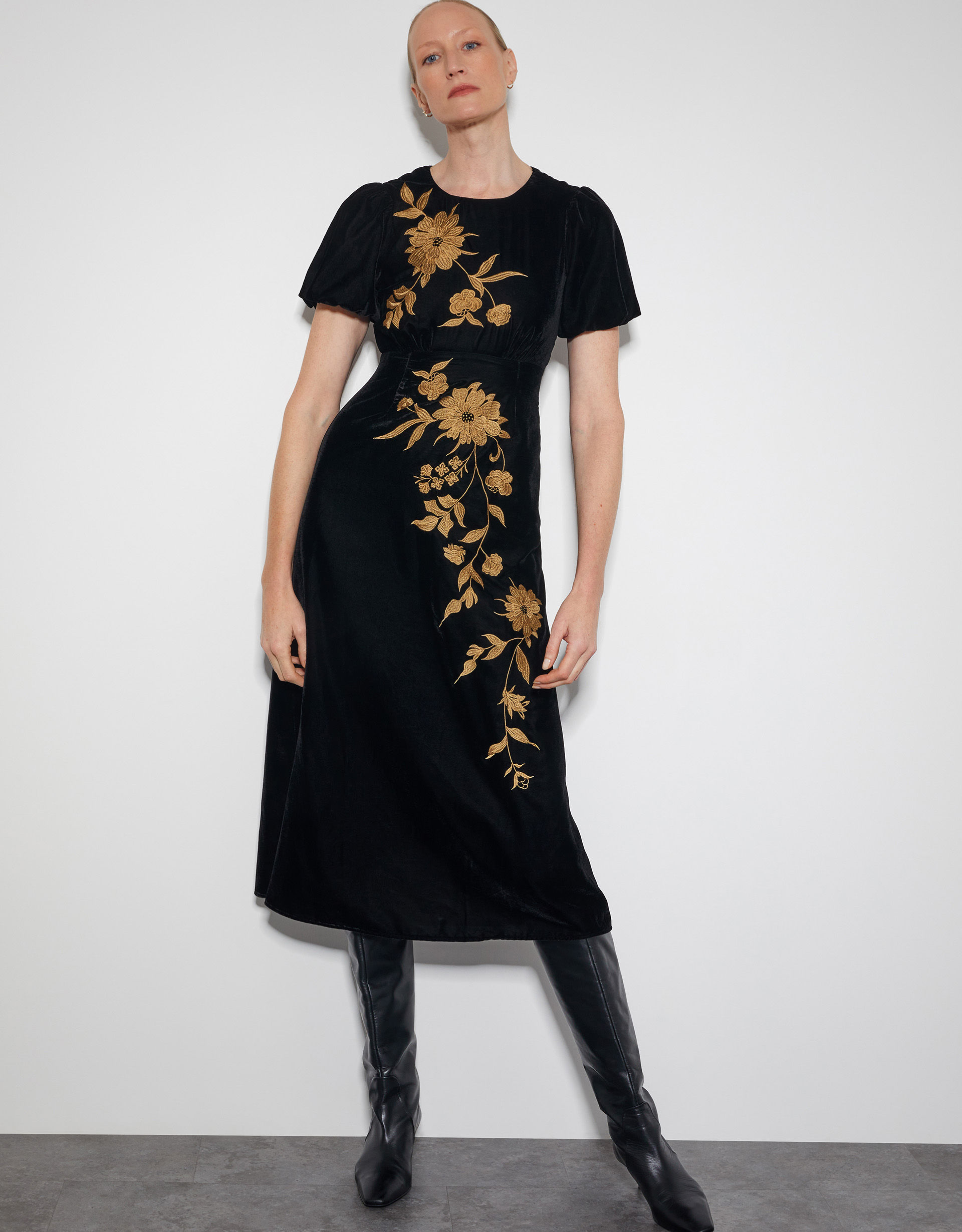 Moira embroidered dress shop