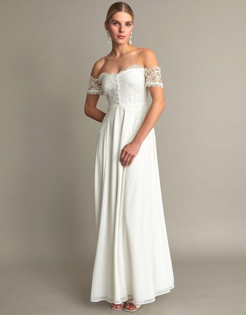 Maddie Off-Shoulder Bridal...