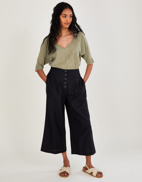Button Pocket Trousers in...