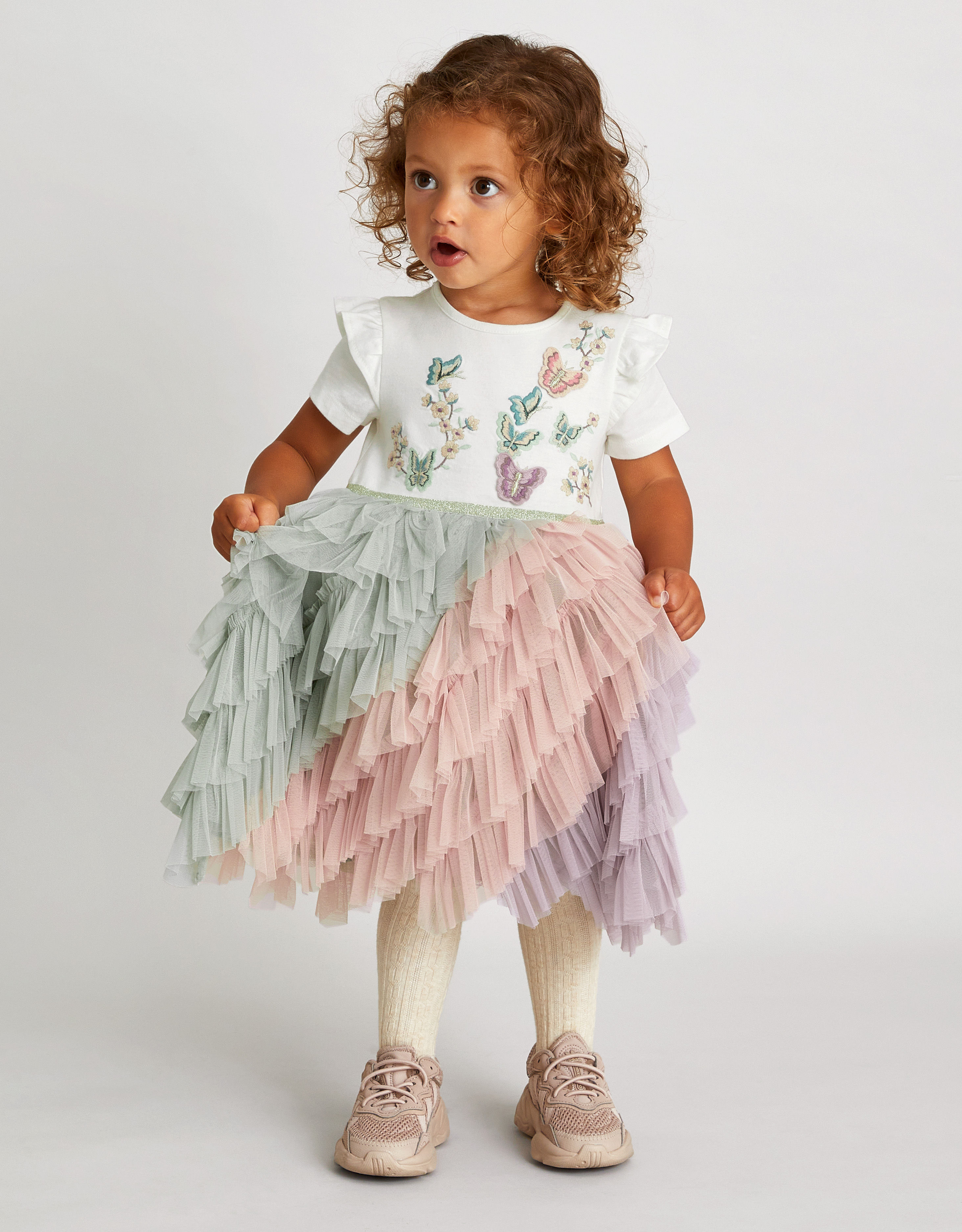 Disco Sun Ray Dress Ivory Compare One New Change