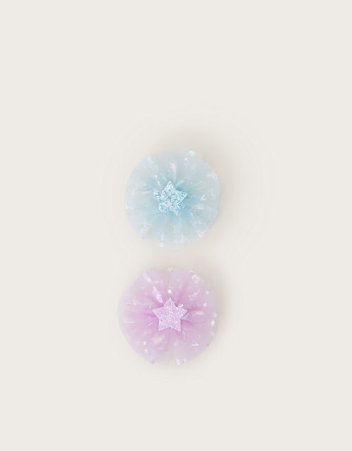 2-Pack Star Mesh Rosette Hair...