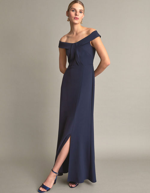 Beatrice Crepe Bardot Maxi...