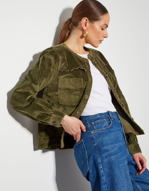 Lira Cord Jacket Green