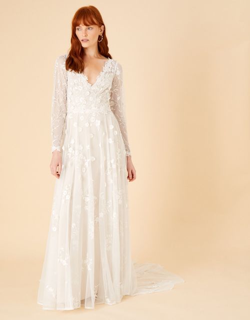 Sue Embellished Bridal Maxi...