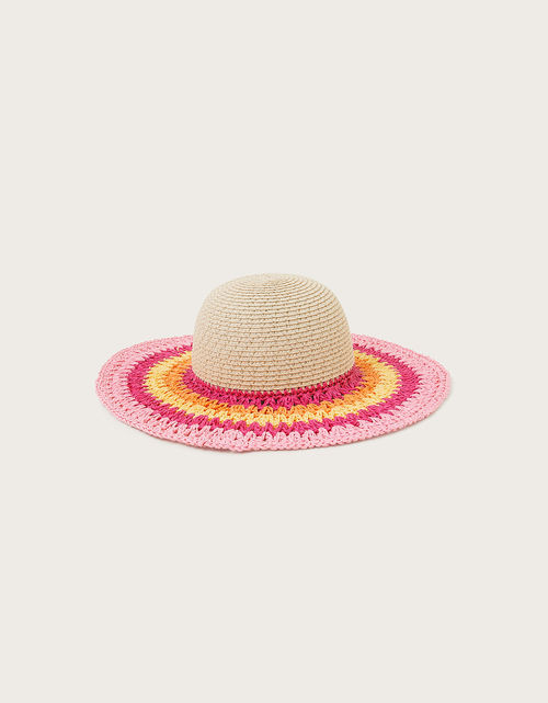 Crochet Floppy Hat Multi