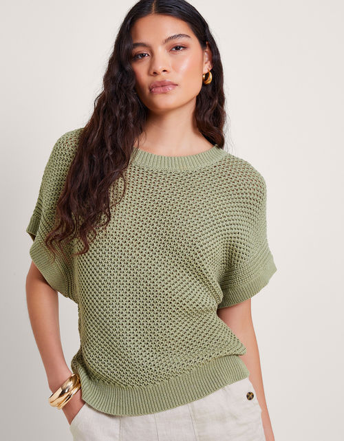 Sia Short Sleeve Jumper Green