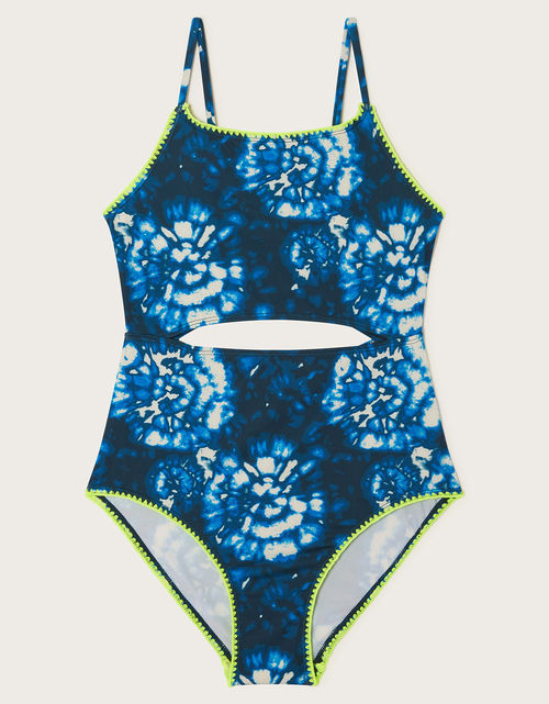 Tie-Dye Swimsuit Blue