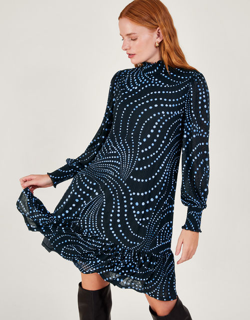 Dorothy Spot Dress Black