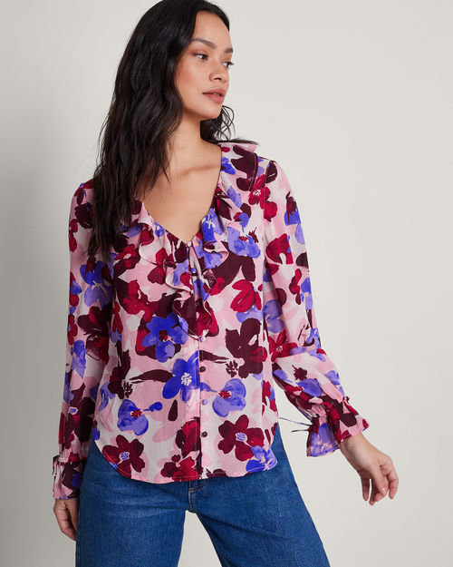 Vittoria Floral Print Blouse...