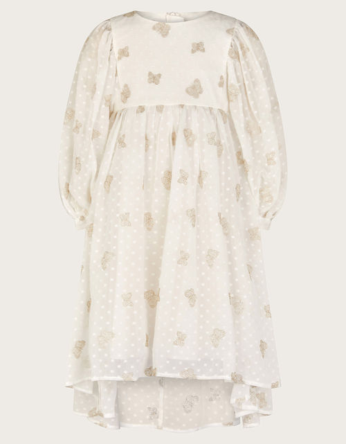 Butterfly Tunic Dress Cream