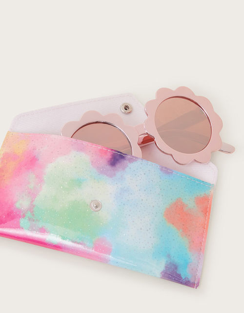 Flower Sunglasses with Case