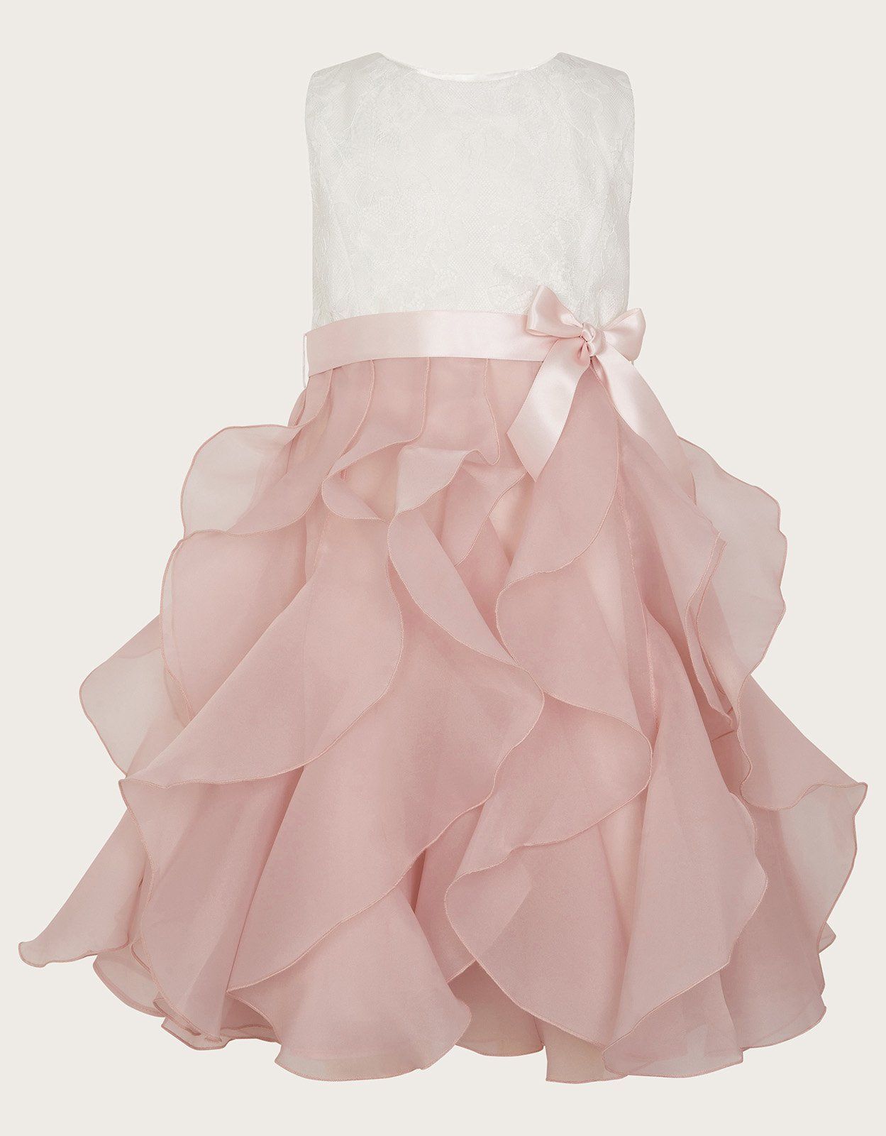 cancan sequin ruffle dress pink