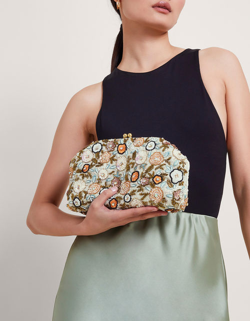 Pastel Floral Clutch