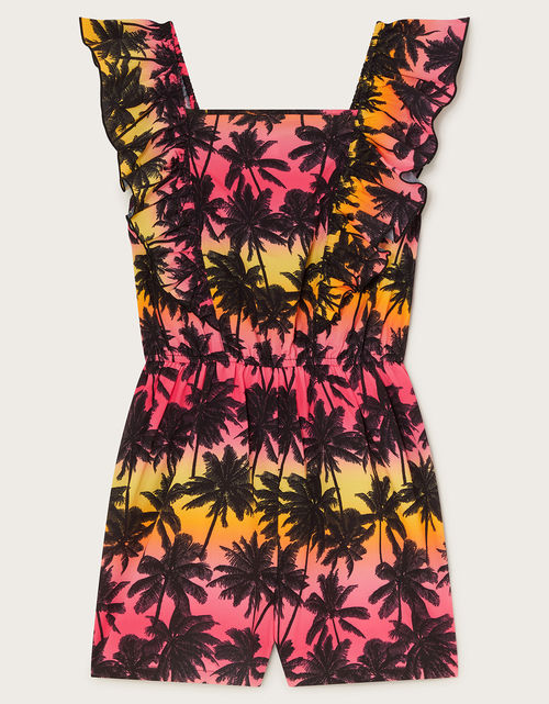 Ombre Palm Print Playsuit...